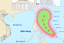 Siêu bão cấp 17 hình thành gần Biển Đông