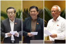 Tiến hành miễn nhiệm 3 Phó Chủ tịch Quốc hội khóa XIV