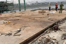 Một công nhân tử nạn khi thi công cầu Hòa Bình 2