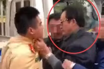 Chi cục trưởng Dân số tỉnh Tuyên Quang túm áo CSGT: CA nói gì?