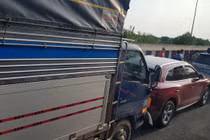 Tạm đóng cửa một chiều đường cao tốc Long Thành - Dầu Giây vì tai nạn