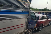 Tạm đóng cửa một chiều đường cao tốc Long Thành - Dầu Giây vì tai nạn