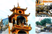 Choáng ngợp loạt tượng "dị" trong biệt thự kỳ quái ở Hưng Yên