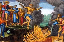 Lạnh gáy tục lệ thiêu sống vợ thể hiện tôn kính với chồng