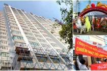 Cận cảnh chung cư Viên Ngọc Phương Nam bị khuyến cáo không nên ở