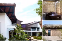 Những ngôi nhà lợp mái lá đẹp ngang khu nghỉ dưỡng cao cấp