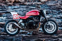 Kawasaki Z900RS Stone Tracker phong cách chúa tể bóng đêm