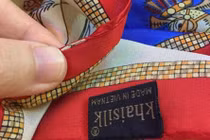 Hải quan đang “truy” số khăn lụa Khaisilk nhập từ TQ