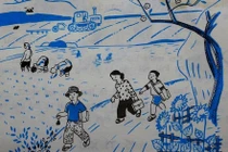 Bồi hồi nhớ tuổi thơ bình yên trong sách giáo khoa cũ