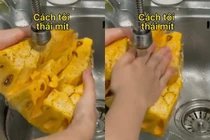 Video: Dở khóc dở cười với cách bổ mít của nàng dâu Tây