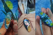 Video: Ấn tượng với những bức vẽ độc lạ trên… xác gián