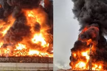 Video: Bể chứa dầu thứ 3 của Cuba cháy rụi, nguy cơ lan sang bể thứ 4