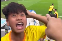 Biểu cảm khi lần đầu gặp Ronaldo ngoài đời của thanh niên Việt