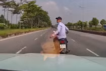 Video: Thanh niên nghi "ngáo đá" chặn đường ô tô “xin đểu” gây bức xúc