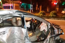 Nghệ An: Ôtô tông xe giường nằm, 3 người tử vong