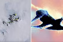 Sông băng tan chảy, lộ vật thể bí ẩn kỳ lạ 