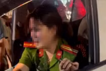 Nữ thiếu tá công an ở Gia Lai có biểu hiện say xỉn, lái xe gây tai nạn