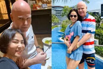 Ca sĩ Thu Minh được chồng ngoại quốc cưng chiều