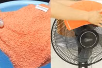 Lấy khăn trùm lên quạt điện ai cũng cười nhưng lợi ích rất tuyệt