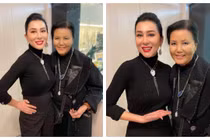 MC Kỳ Duyên hội ngộ minh tinh Kiều Chinh, nhan sắc giờ ra sao?