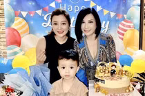 Vợ cũ, vợ mới của nghệ sĩ Việt chung một khung hình