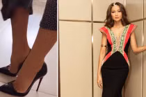 H’Hen Niê chia sẻ hình ảnh đôi chân trên giày 12cm khiến ai nhìn cũng khiếp sợ