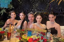 Ngọc Trinh đi dự sinh nhật ăn mặc "ô dề" lấn át cả chủ bữa tiệc