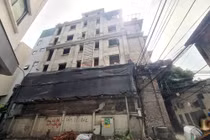 Hà Nội: Cận cảnh công trình “khủng” nghi vi phạm TTXD ở phường Vĩnh Tuy