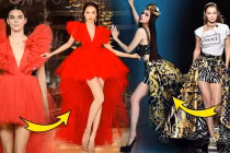 Hương Giang "đụng hàng" siêu mẫu đình đám quốc tế, luôn... lép vế hoàn toàn