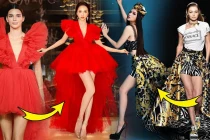 Hương Giang "đụng hàng" siêu mẫu đình đám quốc tế, luôn... lép vế hoàn toàn