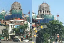 Biệt thự “khủng” của Cty Hải Linh có dấu hiệu vi phạm trật tự xây dựng?