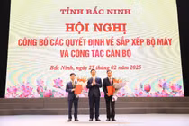 Bắc Ninh bổ nhiệm Giám đốc các sở sau sắp xếp