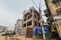 Công trình 189 Minh Khai vi phạm TTXD “mọc” trên đường vành đai 2