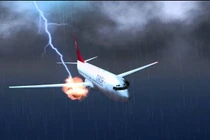Đi máy bay có sợ sét đánh không?