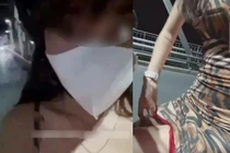 Lời khai của cô gái lột nội y trên cầu Trường Tiền, tự quay video 