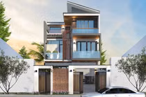 Mẫu nhà ống 3 tầng hiện đại đáng đồng tiền bát gạo 