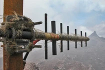 Nhìn cứ tưởng tổ chim, thực ra đây lại là dung nham núi lửa