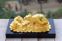 Mê mẩn tượng chuột mạ vàng hàng chục triệu đồng đón Tết Canh Tý 2020 