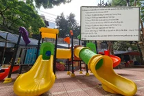 Dự án cải tạo sân chơi công cộng phường Kim Liên: Nhà thầu “quen mặt”?