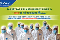 Tranh cãi hashtag bắt buộc phát động quỹ "Bảo vệ y bác sĩ 24h" của VitaDairy