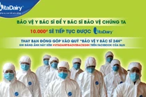 Tranh cãi hashtag bắt buộc phát động quỹ "Bảo vệ y bác sĩ 24h" của VitaDairy