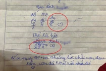 Nhóc tiểu học viết thư nói xấu gia đình, ai đọc cũng choáng