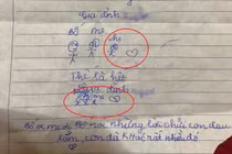 Nhóc tiểu học viết thư nói xấu gia đình, ai đọc cũng choáng