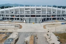 Cận cảnh Sân vận động lớn nhất miền núi phía Bắc sắp hoàn thành