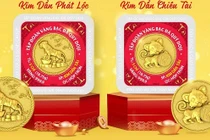 Sản phẩm vàng ép vỉ 999.9 hút khách ngày vía Thần Tài