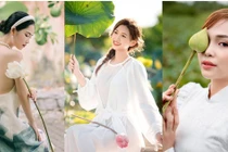 Ngắm sắc sen đầu mùa qua những tấm hình của giới trẻ