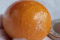 Người phụ nữ phát hiện “viên đá lạ” trong con ốc biển