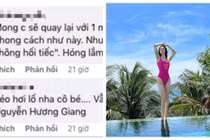 Diện đồ tắm nóng bỏng nhưng Hương Giang lại bị soi "sống ảo" hơi lố