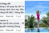 Diện đồ tắm nóng bỏng nhưng Hương Giang lại bị soi "sống ảo" hơi lố