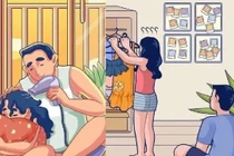 Gia đình may mắn hay không có thể thấy từ chi tiết ngôi nhà